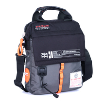 Male Skew Cross Single Shoulder Bag Canvas Satchel Mobile Phone Bag Casual Business Backpack Large Capacity Travel Business Trip Tide Oxford Cloth