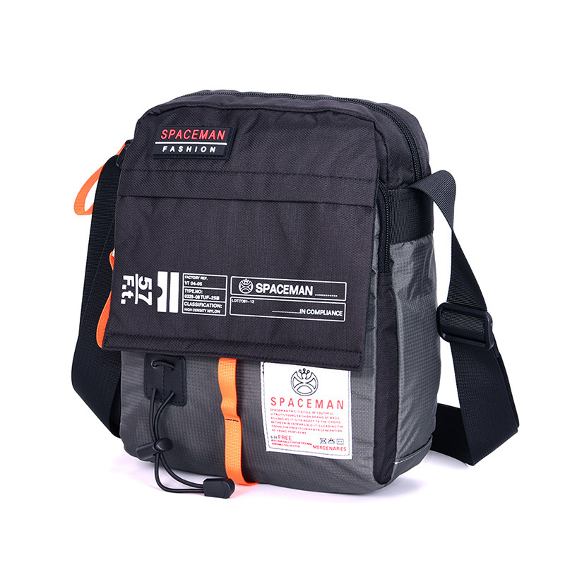 Messenger bag men's trendy brand single shoulder casual canvas large capacity backpack small bag ins student youth Oxford mobile phone bag