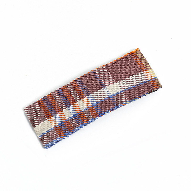 JK Side Clip Netting Red Plaid Hair Clip-Clip-Clip-Clip Lipped Sea BB Clip Japan-Japan Haircut Hair Clip Hair Clip 01
