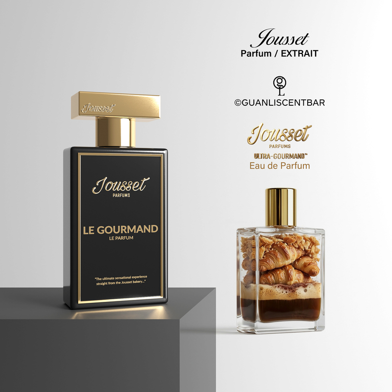 French Gourmet Jousset Parfums Perfume Chocolate Vanilla Dessert Croissant Strong Fragrance