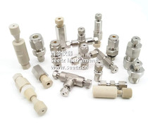  1 16 inch pipe adapter double card sleeve reducer joint-For analytical instruments-SUS316L-Schizer