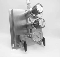 Gas control panel busbars for gas control panels