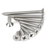 Flat head screw 304 stainless steel DingTalk wood cross thread neat self-tapping nail sharp