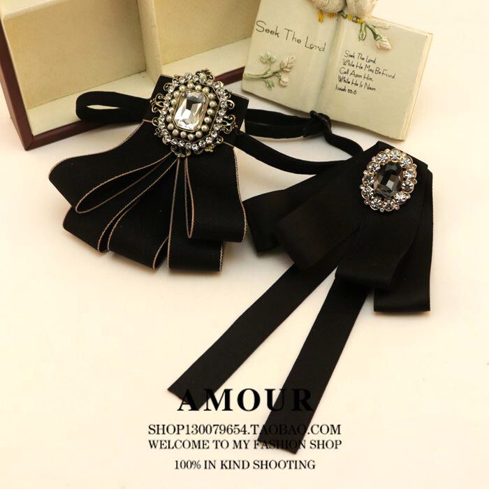 Retro Temperament Bow Tie British College Wind Collar Collar Pin Professional Clothing Accessories