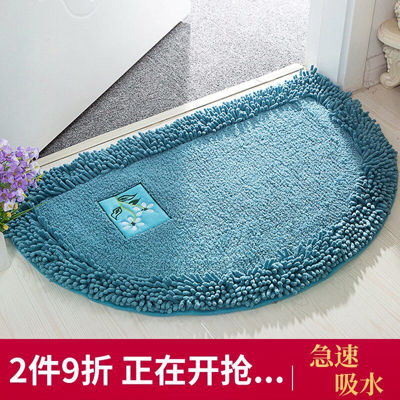 Powder room door mat door mat entry door mat bathroom non-slip mat toilet entry absorbent foot mat bedroom carpet - Taobao