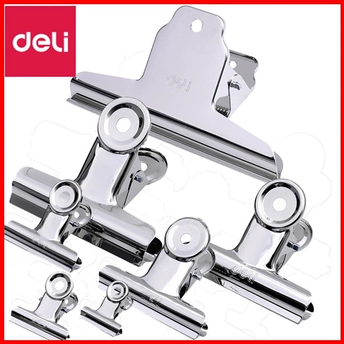 Deli Metal Clip Eight -Year Old Store более 20 цветных билетных зажимов Металл 19 мм/29 мм/38 мм/51 мм/64 мм/76 мм Железный билет большой