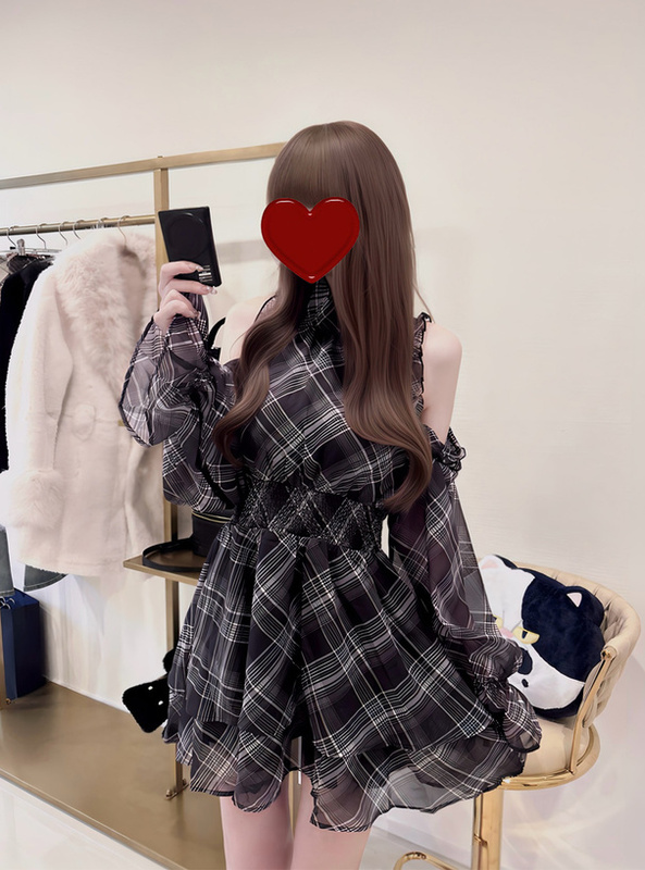 Free Shipping＊Twins Tokyo Purchase Genuine Grl Japan Shipped Off-The-Shoulder Bow Mini Dress Pm810