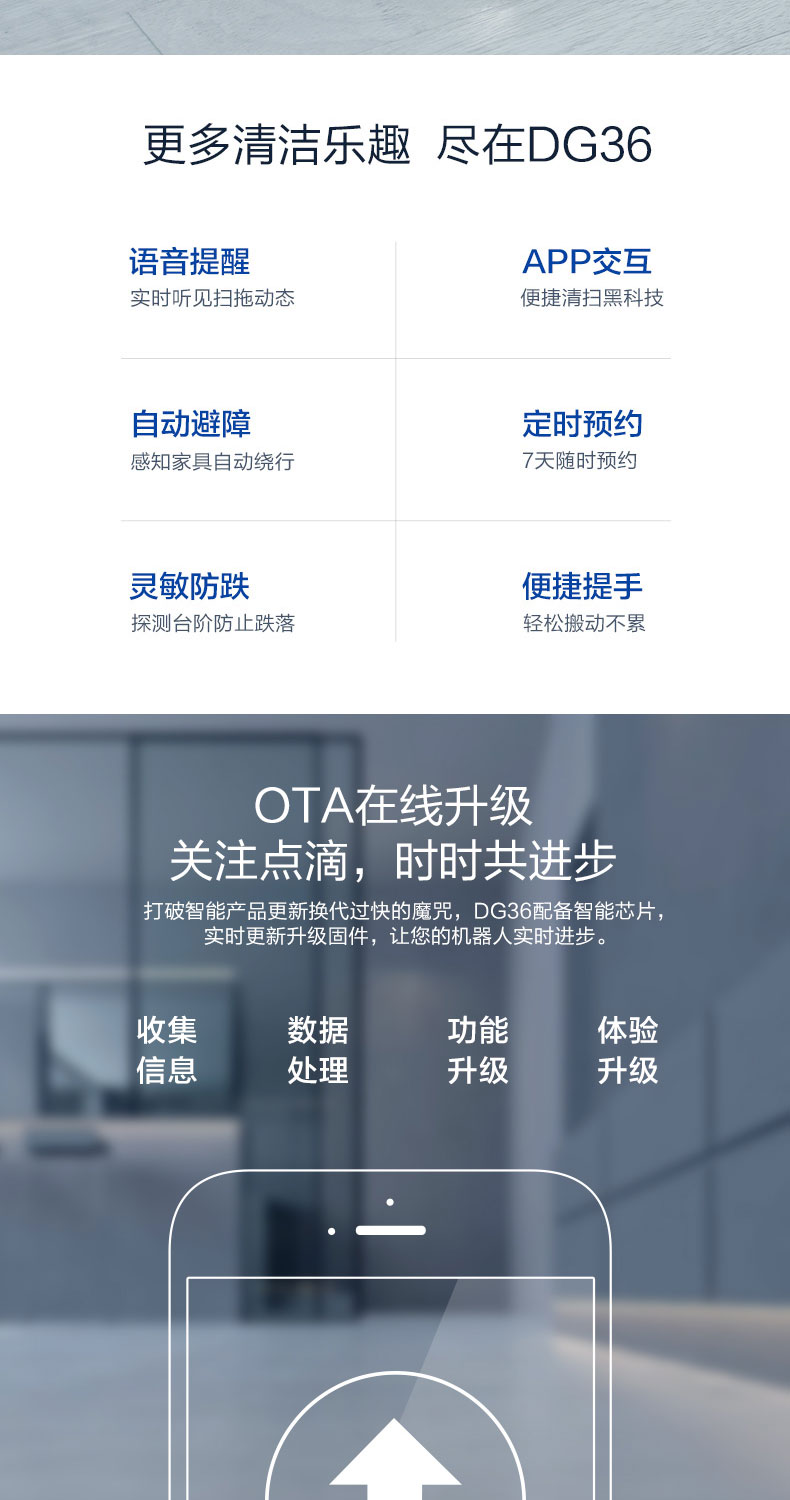 New Covos Dibao DG36 robot quét nhà thông minh quy hoạch toàn cầu máy hút bụi nước