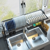 Расширение резервуара для воды, слива полки, кухонная бассейн, полока блюд, палочки, рубца, наборочная доска, хранение ножного гнезда