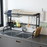 Расширение резервуара для воды, слива полки, кухонная бассейн, полока блюд, палочки, рубца, наборочная доска, хранение ножного гнезда