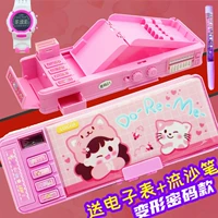 Двойной деформированный пароль 863 Cat Girl+Отправить часы. Протекающие песчаные ручки