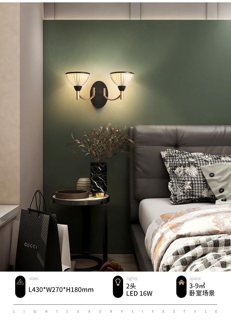 đèn thả bàn ăn đèn tường yeelight phòng khách phòng ngủ 2021 nền mới tường hiện đại tối giản ánh sáng lối đi sang trọng đèn tường đầu giường đèn thả đầu giường đèn neon trang trí phòng ngủ