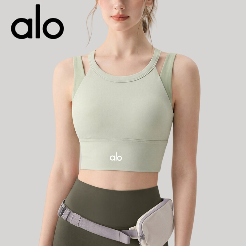 Aio Sports Bra for Women, High-Intensity Shock-Proof, Quick-Drying, Outerwear Running Fitness Bra, Pilates Training Yoga Wear