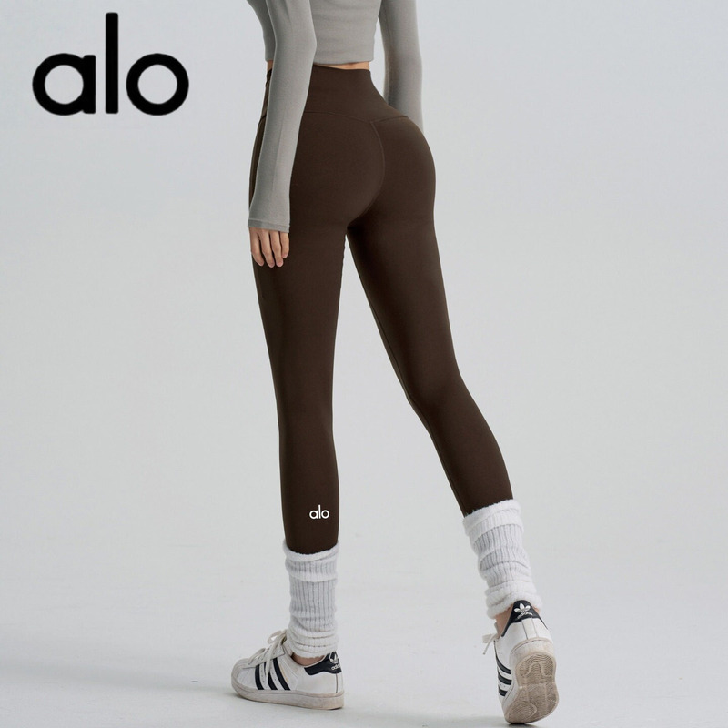 Aio High-Waisted Tight-Fitting Training Fitness Pants for Women, Butt-Lifting, Quick-Drying, Running, Pilates, Naked-Feel Sports Yoga Pants for Summer