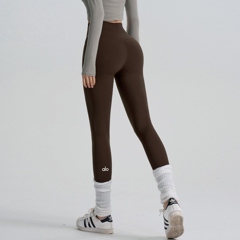Aio High-Waisted Tight-Fitting Training Fitness Pants for Women, Butt-Lifting, Quick-Drying, Running, Pilates, Naked-Feel Sports Yoga Pants for Summer