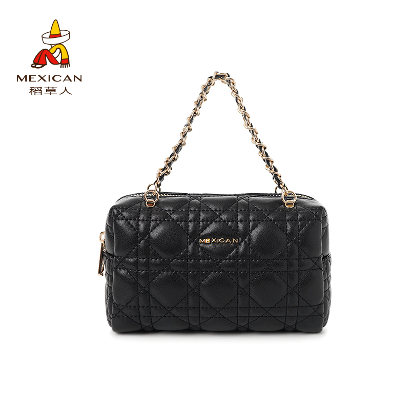 Scarecrow 2025 Leather Bag, Fashionable Light Luxury Soft Box Women's Shoulder Handbag, Genuine Leather Niche Bag