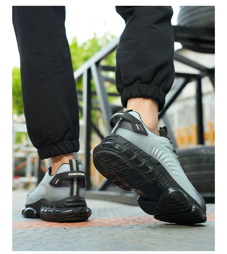 Labor protection shoes for men with steel toe caps, anti-smash, anti-stab, safe and wear-resistant for construction site, lightweight, soft-soled, breathable, anti-odor, women's four-season autumn and winter