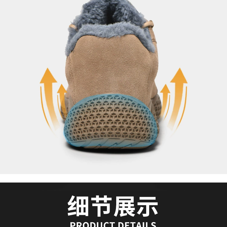 Cotton shoes, labor protection shoes for men, winter anti-smash, anti-stab steel toe, anti-odor, soft-soled welders, velvet, anti-cold and warm for women