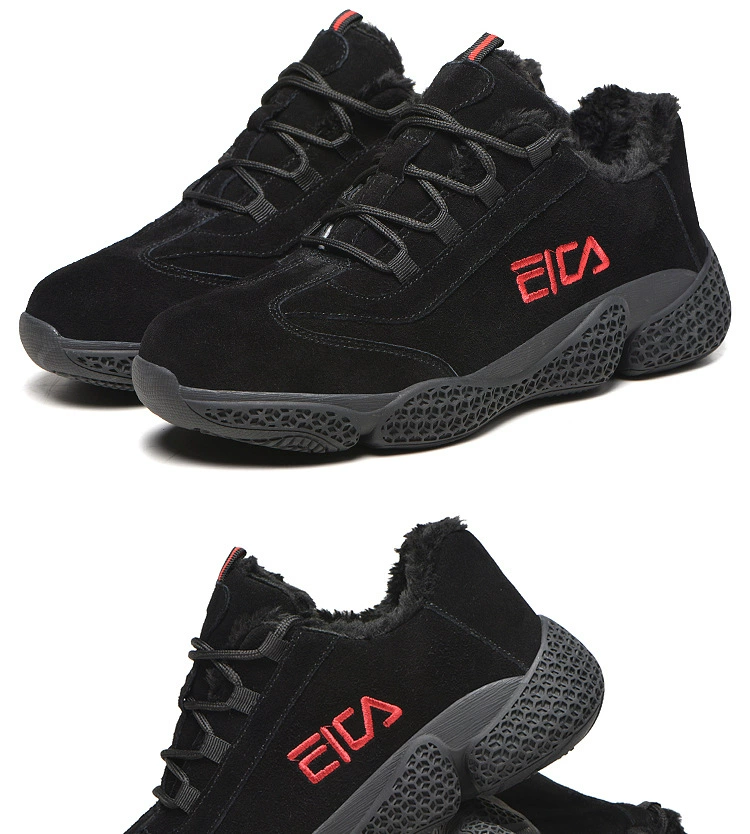 Cotton shoes, labor protection shoes for men, winter anti-smash, anti-stab steel toe, anti-odor, soft-soled welders, velvet, anti-cold and warm for women
