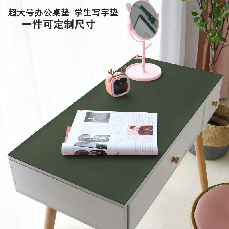 Computer desk pad oversized leather mouse notebook keyboard pad students learn to write desk pad home office