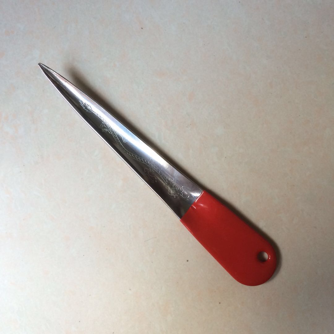 Choreographer special pry knife with sheath dragon tattooed knife outdoor rattan furniture knitted accessory tool knife