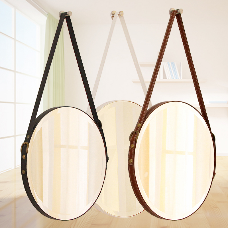 Belt Decorative Mirror Hanging Wall American Garden Bathroom