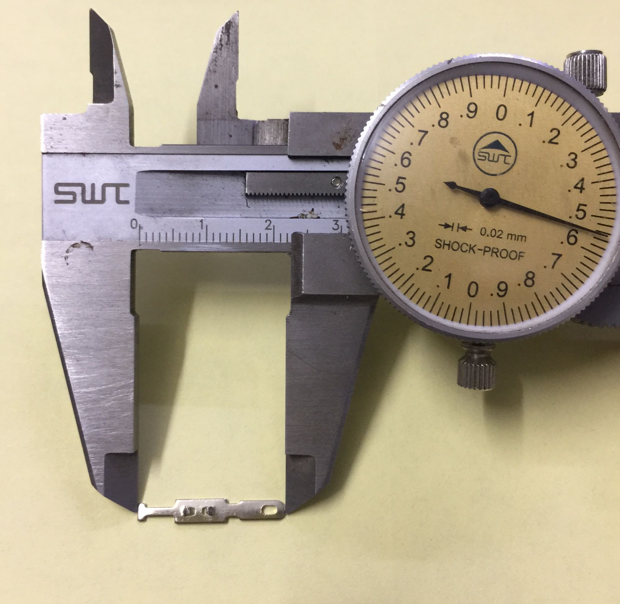 Transformer solder electrode terminal block 0.5 brass nickel plated LW