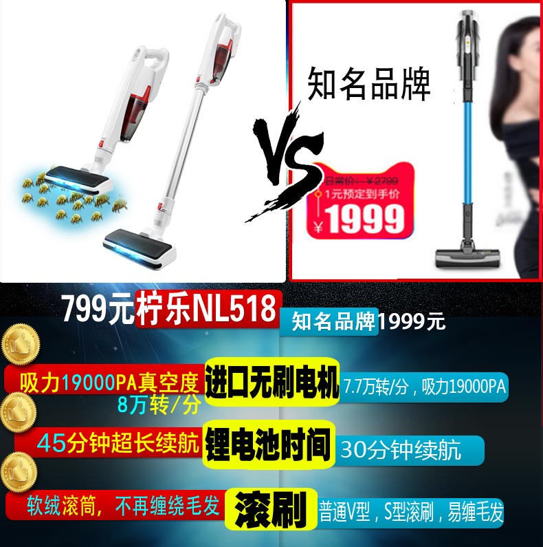robot xiaomi gen 2 Máy hút bụi không dây gia đình Đức nhỏ mạnh mẽ sạc điện cầm tay không dây - Máy hút bụi máy hút bụi hãng nào tốt