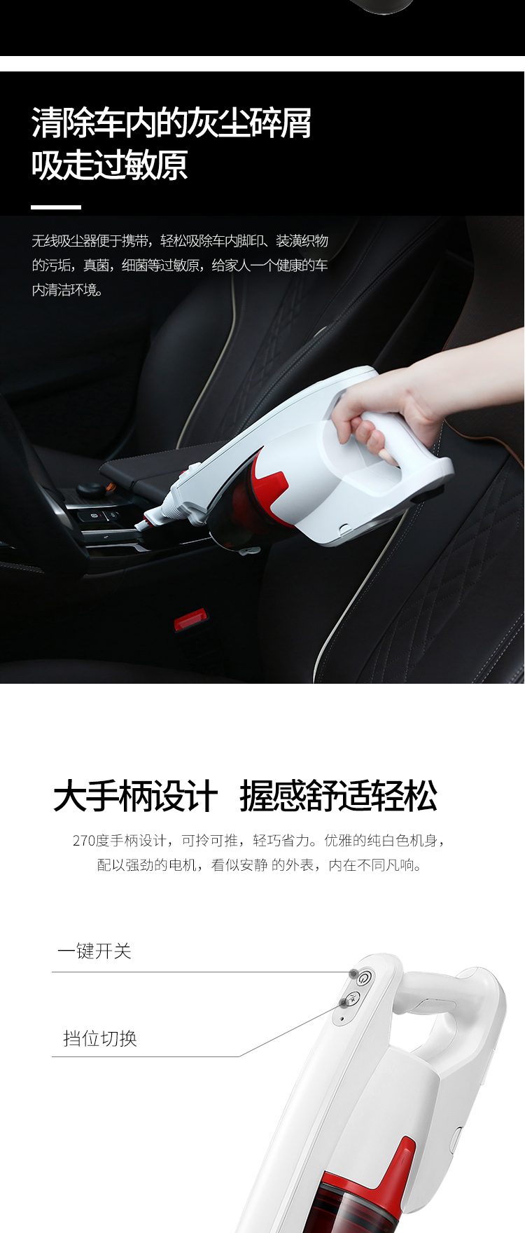 robot xiaomi gen 2 Máy hút bụi không dây gia đình Đức nhỏ mạnh mẽ sạc điện cầm tay không dây - Máy hút bụi máy hút bụi hãng nào tốt