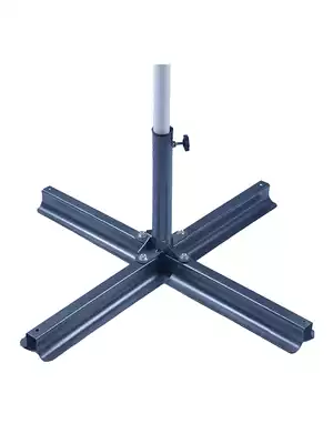 Kaiyuan outdoor parasol large umbrella stall umbrella thickened cross umbrella seat Parasol advertising umbrella metal base