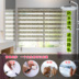 Cán tắm nước nhà vệ sinh xuống bức màn màn cài đặt khoan tay miễn phí cửa sổ nhà bếp của rèm - Phụ kiện rèm cửa giá treo rèm cửa sổ Phụ kiện rèm cửa