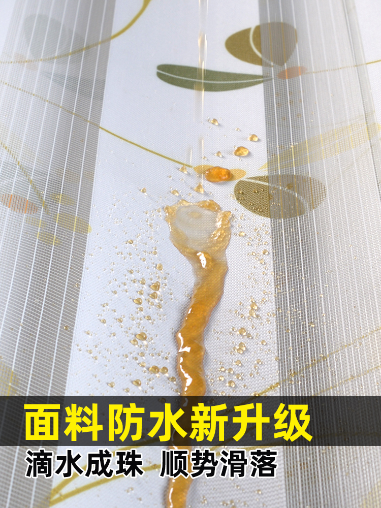 Roller blinds Toilet powder room Waterproof bathroom Window occlusion Pull curtains Free of holes Kitchen lifting shading blinds