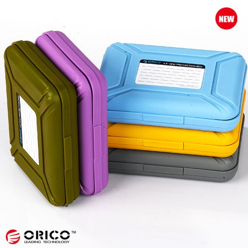 ORICO PHX-35 3 5 inch hard drive protection box PP box Bare disk storage box thickened hard drive box Hard drive storage