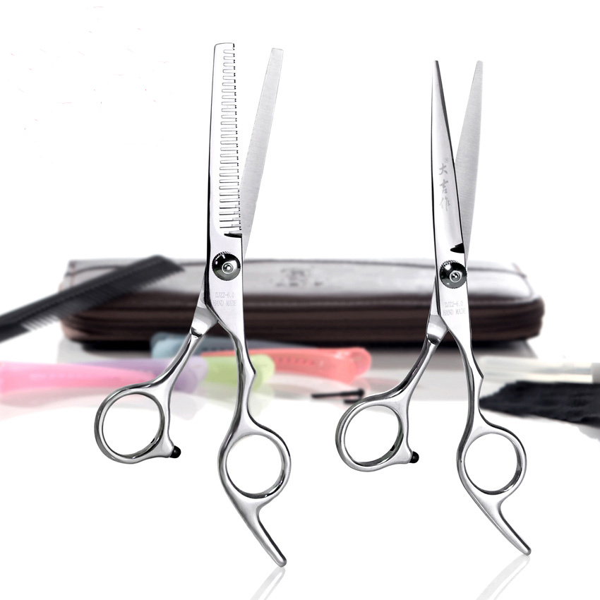 Hairdressing scissors, hairdressing scissors, flat scissors, tooth scissors, thin shears, bangs, scissors, set combination tools, household knives and scissors