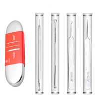Pimple acne needle acne acne stainless steel to blackhead tweezers crowding acne fat grain tool set