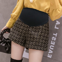 Pregnant women shorts autumn and winter New pregnant women pants 2021 fashion casual wear pregnant women wide leg pants spring and autumn pregnant women boots pants