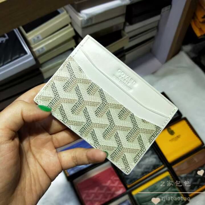 Mô hình sao siêu mỏng và thực tế Gói thẻ Goya thẻ thủ công unisex may yêu cầu cao xin vui lòng đi đường vòng ví da nam