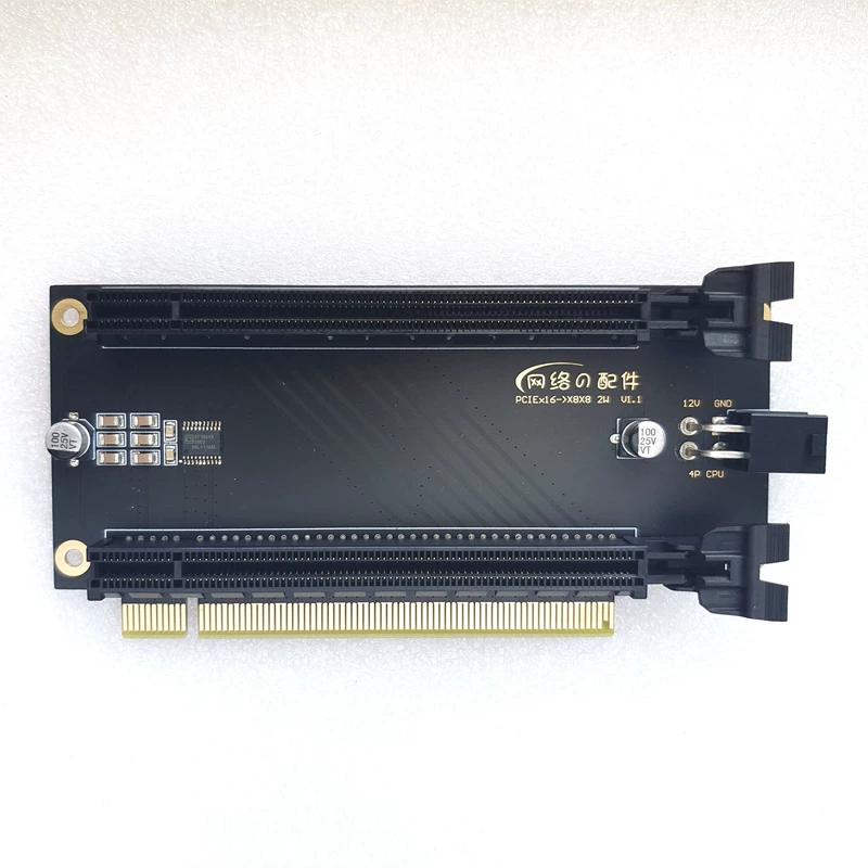PCIE4.0 Split Card x16 ROTOR X8X8 2 Ширина слота ITX A4 FormD Шасси Двойная графическая карта Алхимия