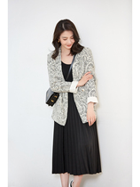 K elder sister (Ingenuity) digital print lapel loose casual suit jacket