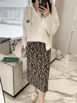 K Brother-in-law Hollowed-out Full Wool Knit Cardiovert 26 Total Wool Over-Led Drawing Rope Casual Stitch Sweatshirt Woman