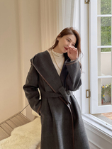 Brother-in-law (in a private suit) Ggrain wool bifacial what about the long fur in the ancient connecting hat the big coat of women