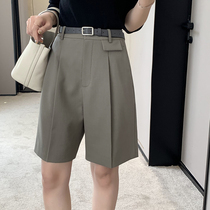 K elder sister (Australian fine wool trousers) 210g worsted wool high waist loose casual trousers