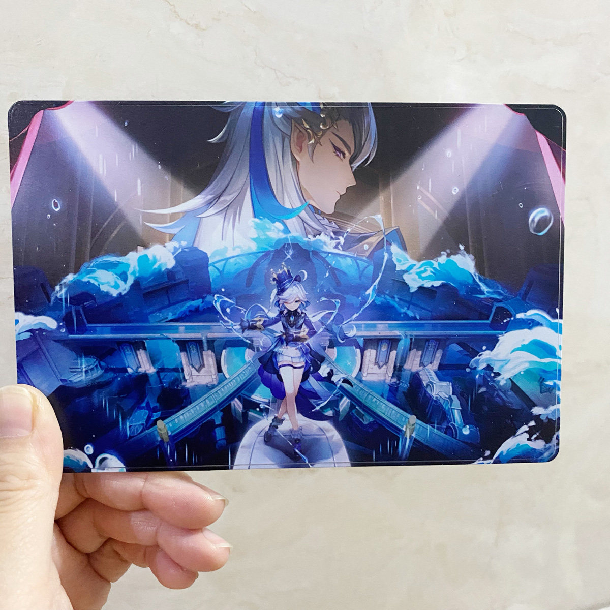 Anime Game Genshin Impact Furina de Fontaine Focalors Acrylic