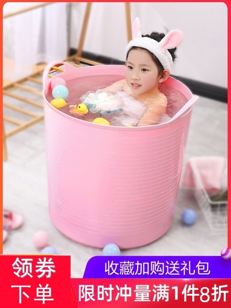 Toddler Tub Round Baby Tub Freshly Children Bath Tub Fold bath Tub Can Swim home Bath Tub