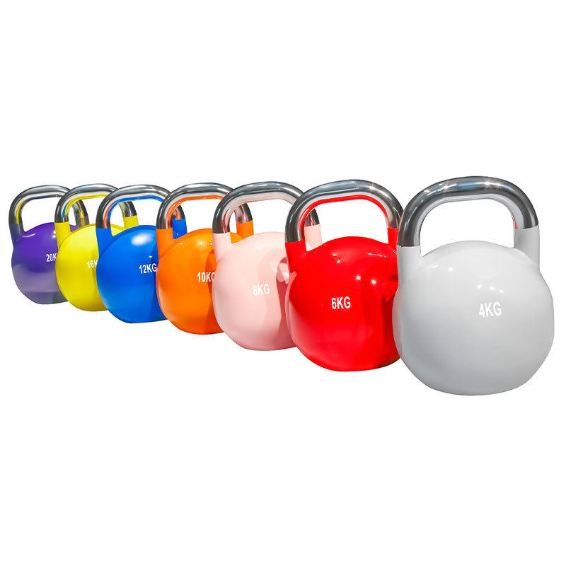 High-grade all-steel competition kettlebell competition Hu Ling steel paint men's and women's pot strength training fitness equipment