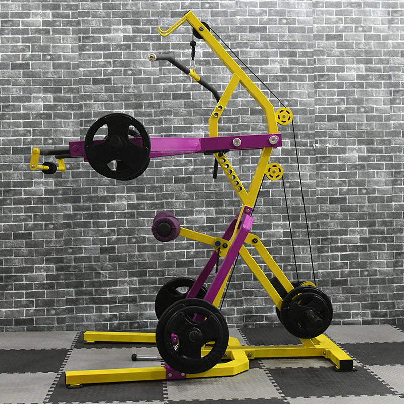 High pull-down sitting position Shoulder push Low pull rowing Back muscle training Fitness equipment Gym Commercial multi-purpose