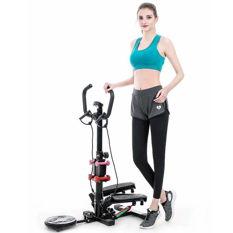 Multi-function stepper armrest Fitness exercise equipment Household mute lady postpartum walking machine leg machine