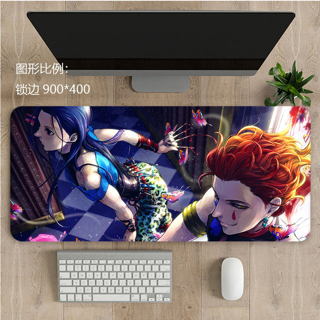 Hunter Anime Killua 90x40 Game 3mm Mouse Pad Extra Large Laptop Keyboard Pad Desk Pad