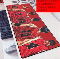 Slam dunk master Sakuragi Huadao Back Shadow Oversized 3mm Mouse Pad 90x40 Mouse Pad Ryukawa Maple Keyboard Pad Table Pad