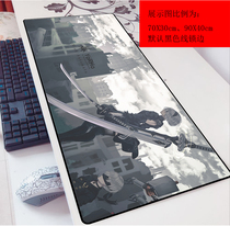 9s Neil Mechanical Era 2B Anime 90x30 Cartoon Mouse Pad 3mm Super Anime Game Table Pad Keyboard Pad